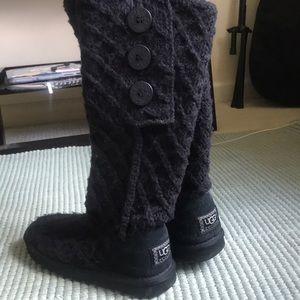 Ugg Cardy Lattice tall knit boots